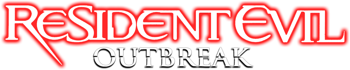 Resident Evil Outbreak title screen for Playstation 2